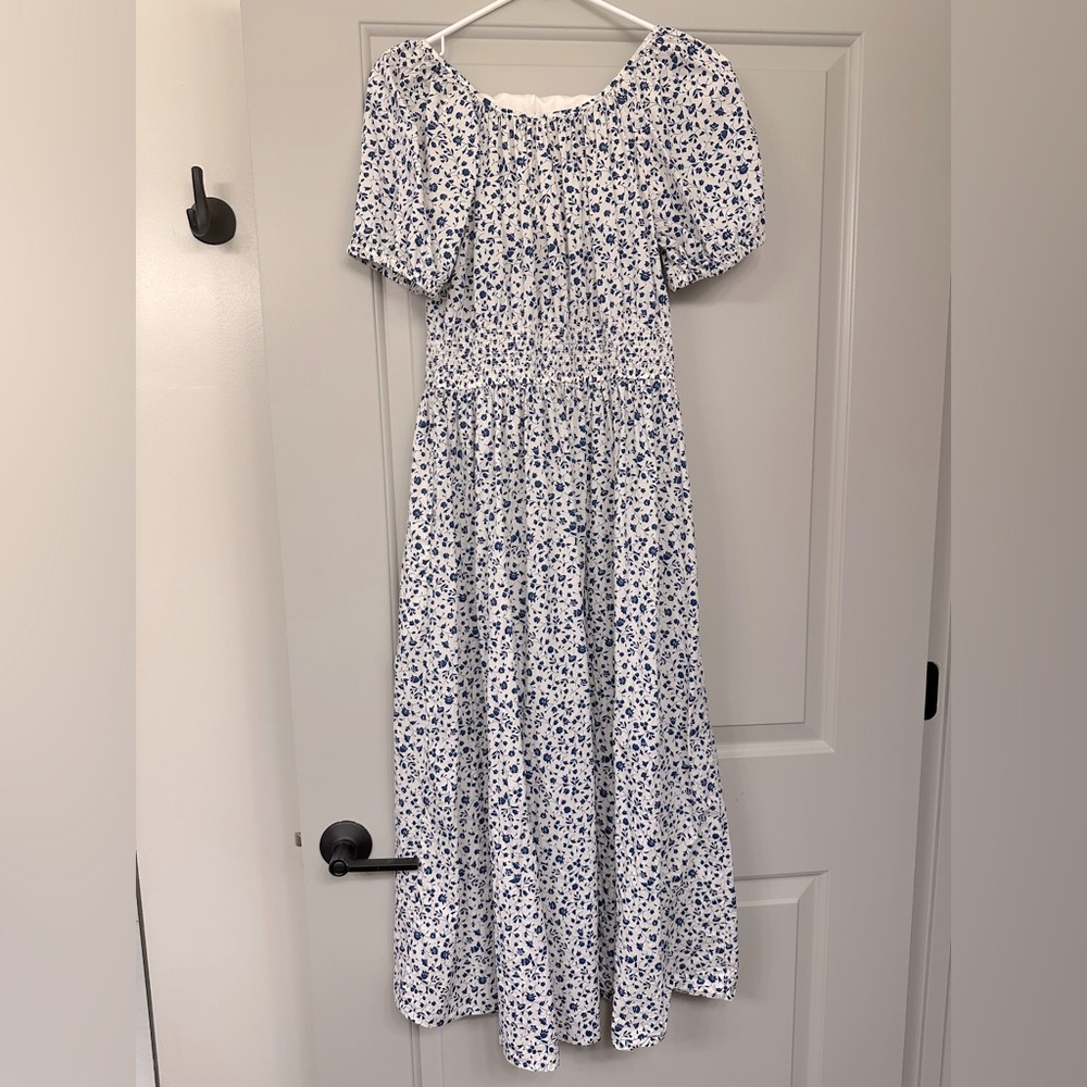 Uniqlo Volume Sleeve Dress | Printed - Picture 4 of 5